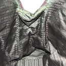 PRADA Hand Bag Nylon Khaki Silver Auth 151267-20