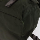 PRADA Backpack Nylon Khaki Silver Auth 151269-19