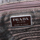 PRADA Backpack Nylon Khaki Silver Auth 151269-25