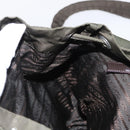 PRADA Backpack Nylon Khaki Silver Auth 151269-27