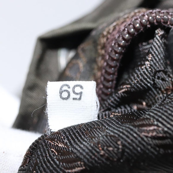 PRADA Backpack Nylon Khaki Silver Auth 151269