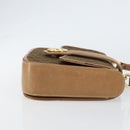 GUCCI GG Canvas Hand Bag Brown gold Auth 151270-3