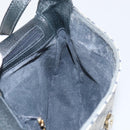 GUCCI GG Supreme Sherry Line Shoulder Bag Navy Gold 001 115 0914 Auth 151271-20