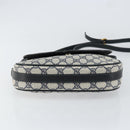 GUCCI GG Supreme Sherry Line Shoulder Bag Navy Gold 001 115 0914 Auth 151271-5