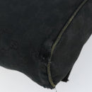 GUCCI GG Canvas Shoulder Bag Black Silver 146236 Auth 151273-15