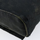 GUCCI GG Canvas Shoulder Bag Black Silver 146236 Auth 151273-16