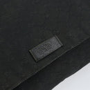 GUCCI GG Canvas Shoulder Bag Black Silver 146236 Auth 151273-17