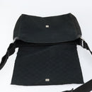 GUCCI GG Canvas Shoulder Bag Black Silver 146236 Auth 151273-18