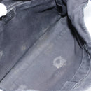 GUCCI GG Canvas Shoulder Bag Black Silver 146236 Auth 151273-11