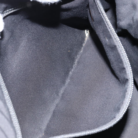 GUCCI GG Canvas Shoulder Bag Black Silver 146236 Auth 151273