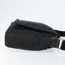 GUCCI GG Canvas Shoulder Bag Black Silver 146236 Auth 151273-3