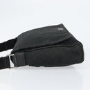 GUCCI GG Canvas Shoulder Bag Black Silver 146236 Auth 151273-4