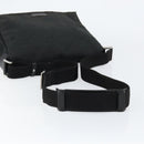 GUCCI GG Canvas Shoulder Bag Black Silver 146236 Auth 151273-7