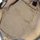 FENDI Zucca Canvas Hand Bag Black Brown gold Auth 151275-11