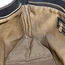 FENDI Zucca Canvas Hand Bag Black Brown gold Auth 151275-20