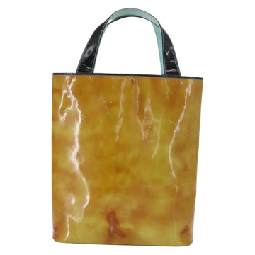 CHANEL Hand Bag Enamel Multicolor Gold CC Auth 151278 - 0