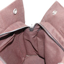 HERMES Her Line PM Tote Bag Canvas Brown Silver Auth 151279-18