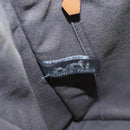 HERMES Fourre ToutMM Hand Bag Canvas Gray Silver Auth 151280-10