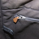 HERMES Fourre ToutMM Hand Bag Canvas Gray Silver Auth 151280-20