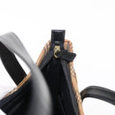 BURBERRY Nova Check Shoulder Bag Canvas Leather Beige Gold Auth 151281-18