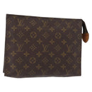LOUIS VUITTON Monogram Poche Toilette 26 Pouch M47542 LV Auth 151283-1