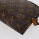 LOUIS VUITTON Monogram Pochette Cosmetic PM Pouch M43998 LV Auth 151284-16