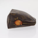 LOUIS VUITTON Monogram Pochette Cosmetic PM Pouch M43998 LV Auth 151284-3