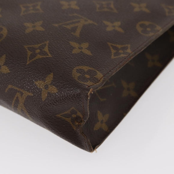 LOUIS VUITTON Monogram Poche Toilette 26 Pouch M47542 LV Auth 151287