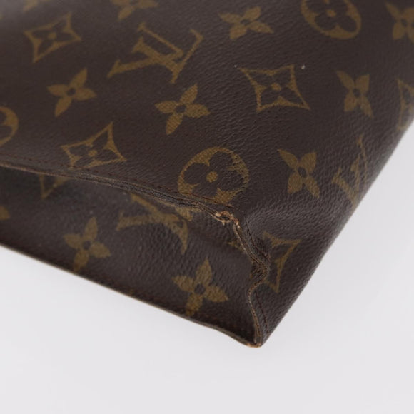 LOUIS VUITTON Monogram Poche Toilette 26 Pouch M47542 LV Auth 151287