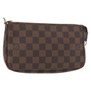 LOUIS VUITTON Damier Ebene Pochette Accessoires Pouch N41206 LV Auth 151288-1