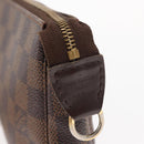 LOUIS VUITTON Damier Ebene Pochette Accessoires Pouch N41206 LV Auth 151288-10