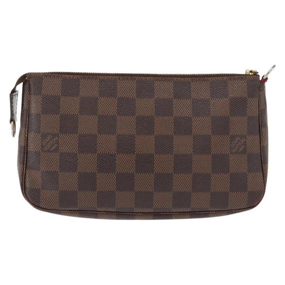 LOUIS VUITTON Damier Ebene Pochette Accessoires Pouch N41206 LV Auth 151288