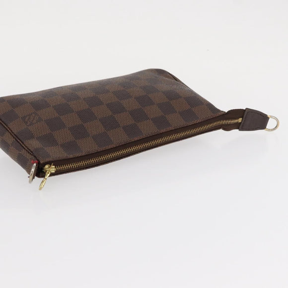 LOUIS VUITTON Damier Ebene Pochette Accessoires Pouch N41206 LV Auth 151288