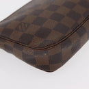 LOUIS VUITTON Damier Ebene Pochette Accessoires Pouch N41206 LV Auth 151288-8