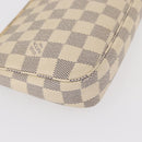 LOUIS VUITTON Damier Azur Pochette Accessoires Pouch N51986 LV Auth 151289-16