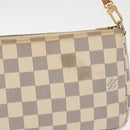 LOUIS VUITTON Damier Azur Pochette Accessoires Pouch N51986 LV Auth 151289-3