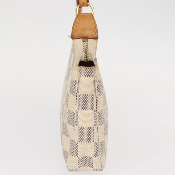 LOUIS VUITTON Damier Azur Pochette Accessoires Pouch N51986 LV Auth 151289