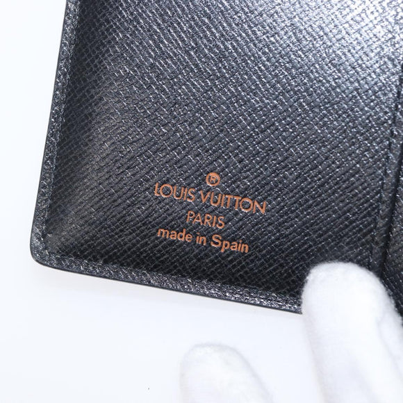 LOUIS VUITTON Epi Agenda PM Day Planner Cover Blue R20055 LV Auth 151290