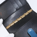 LOUIS VUITTON Epi Agenda PM Day Planner Cover Blue R20055 LV Auth 151290-9