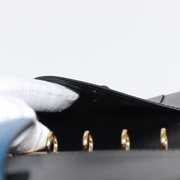 LOUIS VUITTON Epi Agenda PM Day Planner Cover Blue R20055 LV Auth 151290