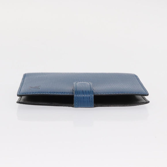 LOUIS VUITTON Epi Agenda PM Day Planner Cover Blue R20055 LV Auth 151290A