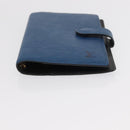 LOUIS VUITTON Epi Agenda PM Day Planner Cover Blue R20055 LV Auth 151290-7