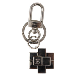 LOUIS VUITTON Key Holder Gold Plated Key Holder Metal Silver M67218 Auth 151292 - 0