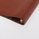 LOUIS VUITTON Epi Agenda GM Day Planner Cover Brown R20213 LV Auth 151294-17