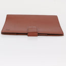 LOUIS VUITTON Epi Agenda GM Day Planner Cover Brown R20213 LV Auth 151294-3