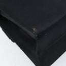 Salvatore Ferragamo Vala Hand Bag Satin 2way Black Silver Auth 151299-9