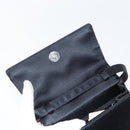 Salvatore Ferragamo Vala Hand Bag Satin 2way Black Silver Auth 151299-10