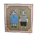 GUCCI x Yuko Higuchi Scarf Silk Beige Auth 151300M-12