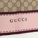 GUCCI x Yuko Higuchi Scarf Silk Beige Auth 151300M-15