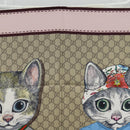 GUCCI x Yuko Higuchi Scarf Silk Beige Auth 151300M-3